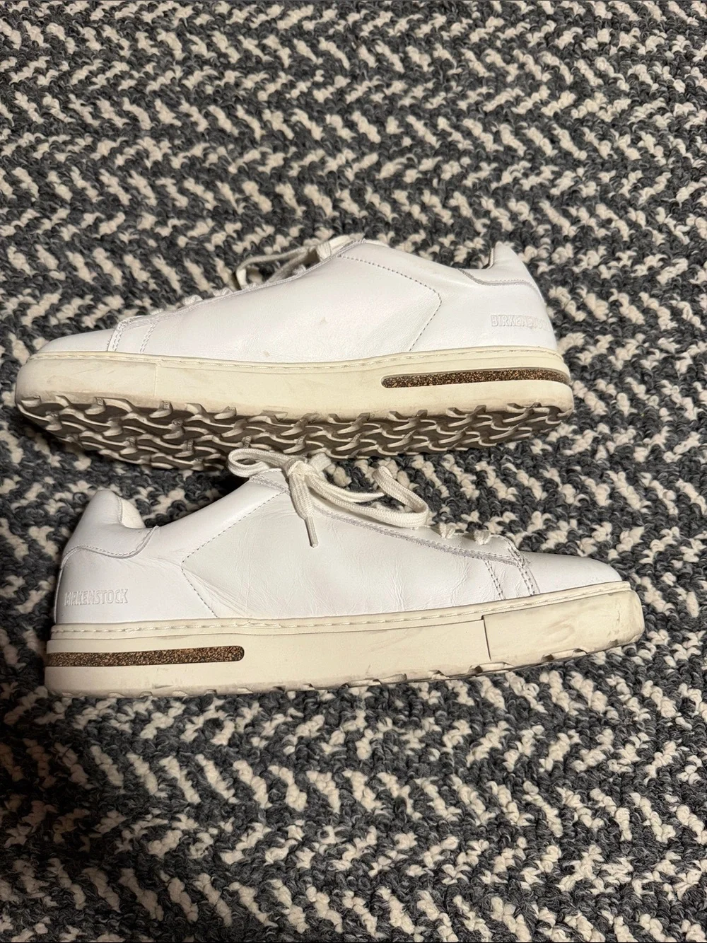 Birkenstock white leather